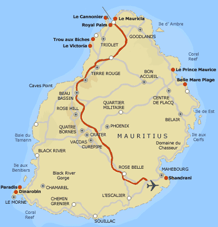 Port Louis map